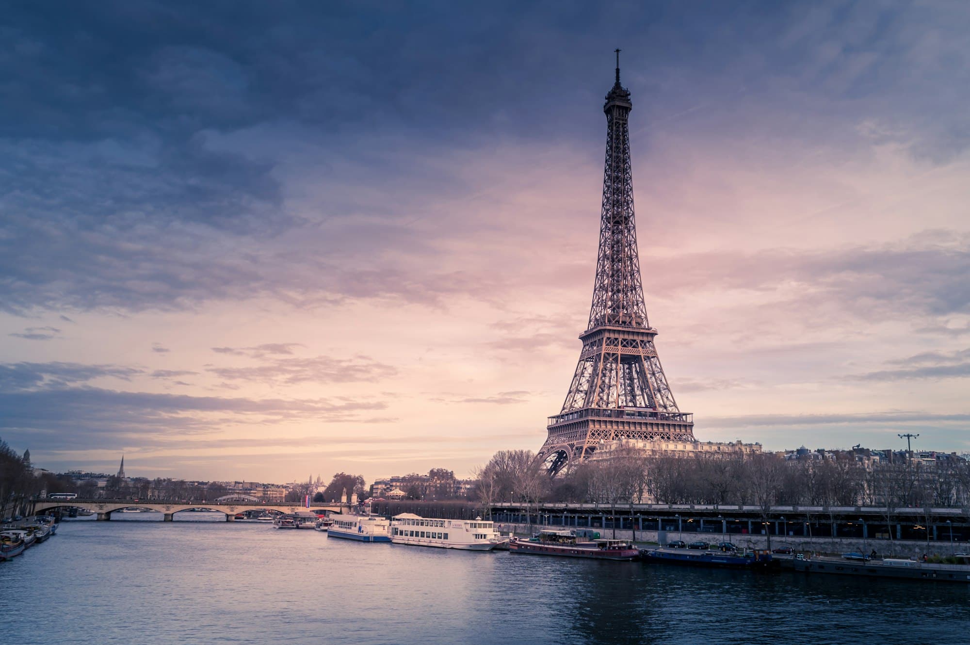 The Eiffel Tower in Paris, a top European travel destination
