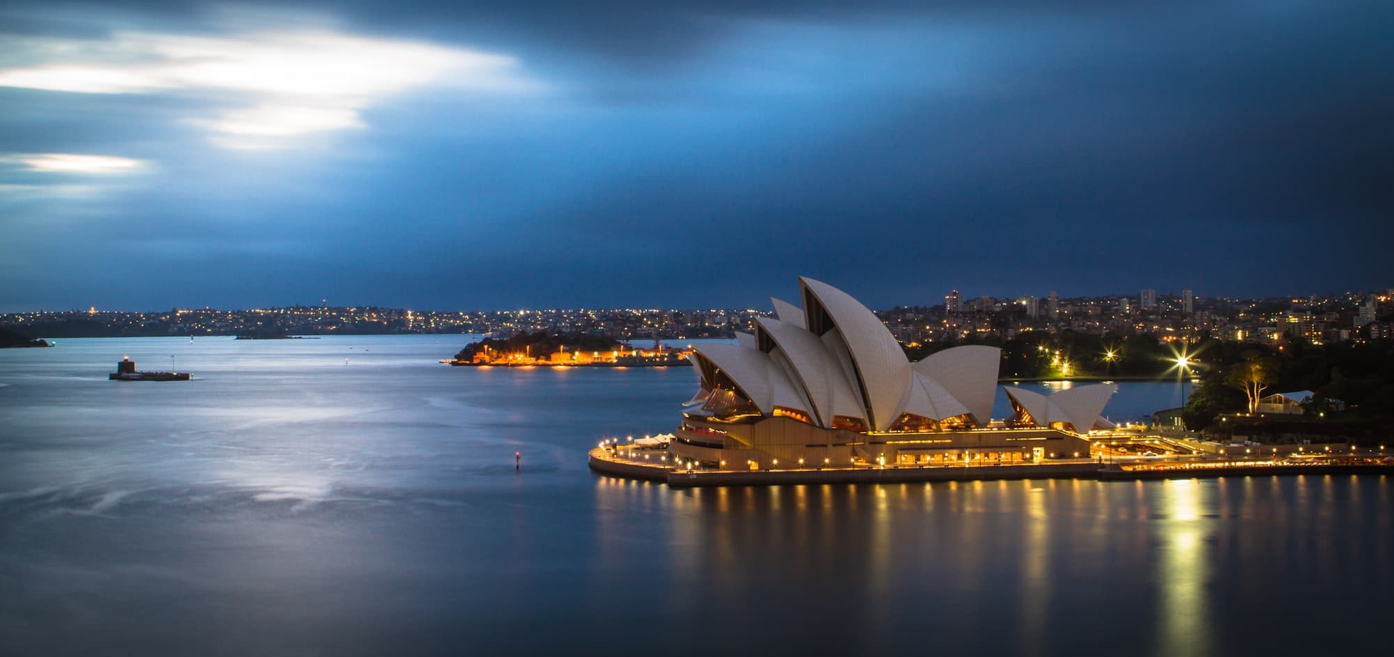 An iconic Australian landscape under clear skies